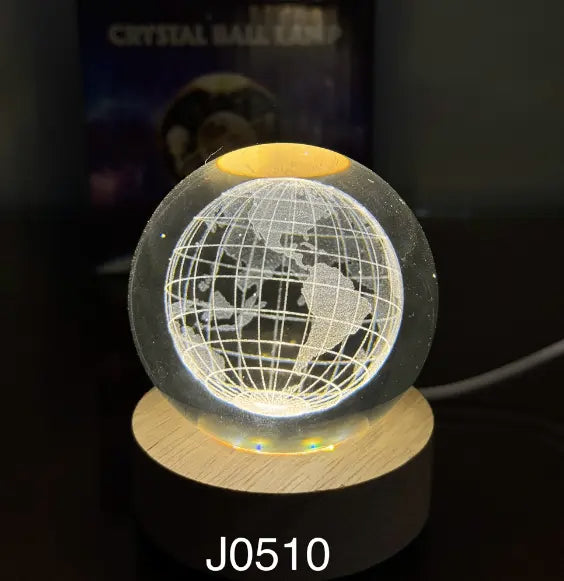 🔮 ESFERA DE CRISTAL CON ILUMINACIÓN✨