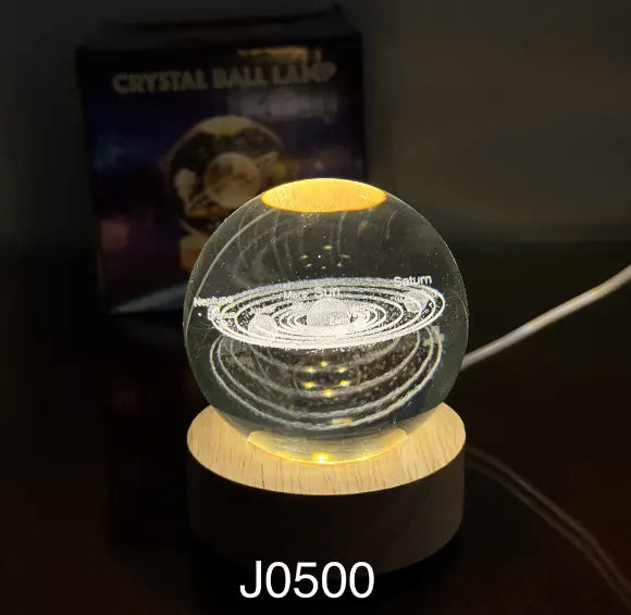 🔮 ESFERA DE CRISTAL CON ILUMINACIÓN✨