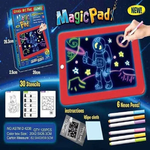 Tableta De Dibujo Con Luz Led Magic Pad