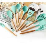 Set De 12 Utensilios De Cocina Silicona - expresshop